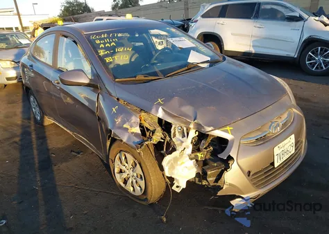 2016 Hyundai Accent Se z USA, uszkodzony, nr VIN KMHCT4AE4GU083033